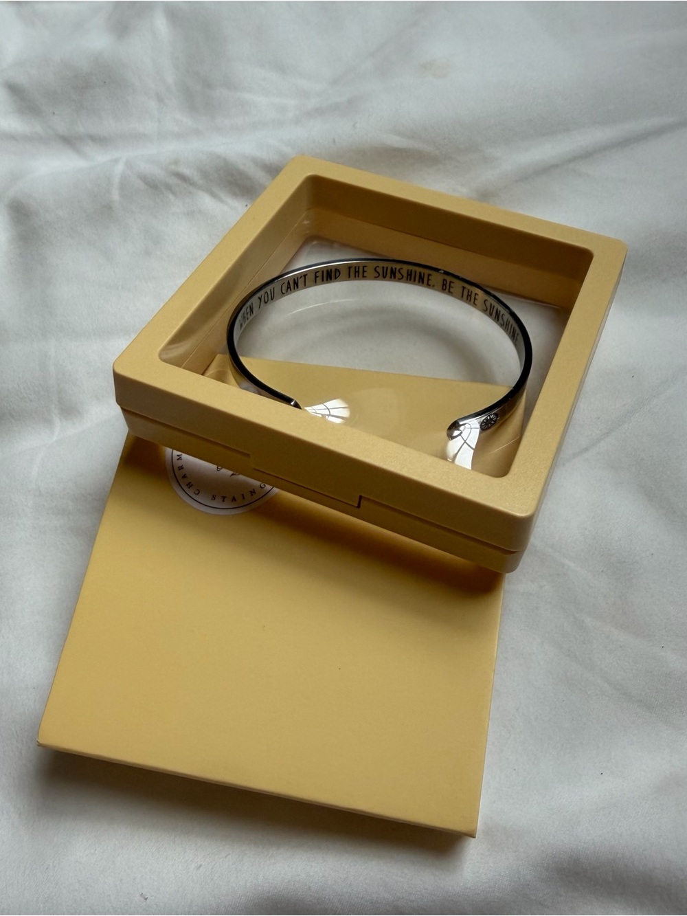 NWT stainless steel cuff bracelet